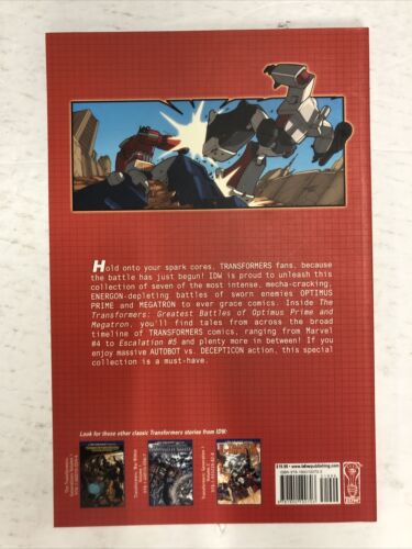 The Transformers: Greatest Battles Of Optimus Prime And Megatron (2007) TPB IDW