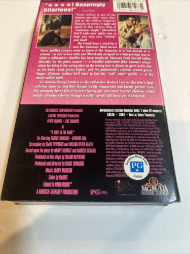 A Shot in the Dark (VHS, 1997) Peter Sellers Elke Sommers | MGM/UA