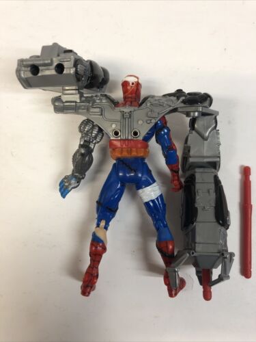 CYBORG SPIDER-MAN Animated Series Spider Wars ToyBiz 1996  Complete Mint