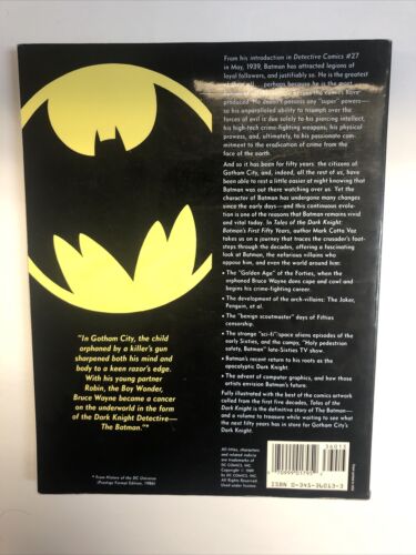 Tales Of The Dark Knight Batman First Fifty Years (1989) (F/VF| Mark Vaz