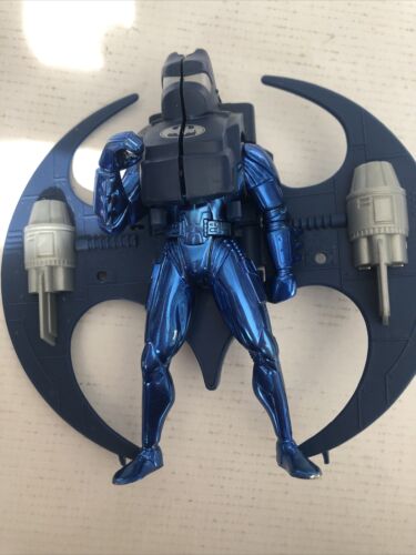 LEGENDS OF BATMAN DELUXE FLIGHTPAK BATMAN METALLIC BLUE 5" FIGURE 1994