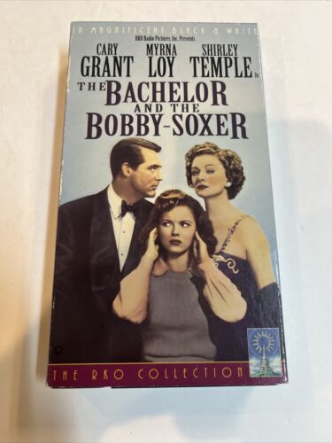 The Bachelor and the Bobby-Soxer (VHS, 1998) Gary Grant Myrna Loy Shirley Temple