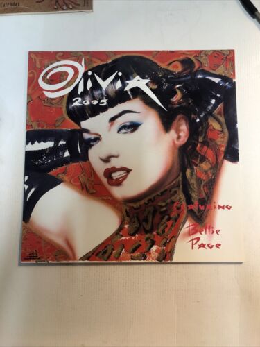 2005 Olivia De Berardinis Pinup Calendar F/VF Featuring Bettie Page