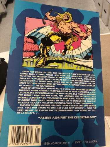 The Mighty Thor Alone Against The Celestials (1992) Marvel TPB SC Tom Defalco