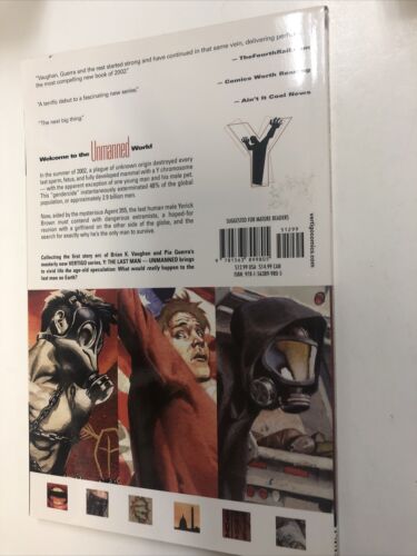 Y The Last Man Unmanned (2003) Vertigo TPB SC Brian Vaughan