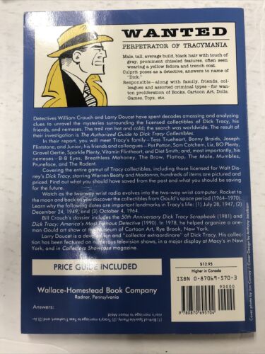 The Authorized Guide To Dick Tracy Collectibles By William Crouch (1990) TPB SC