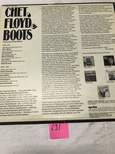 Chet Floyd & Boots Vinyl LP Album