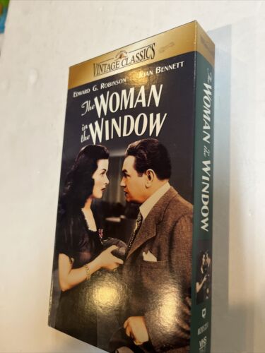 The Woman in the Window (VHS 1996) Edward G. Robinson  • Joan Bennett