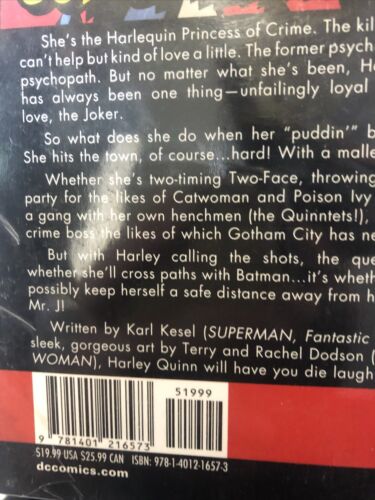 Harley Quinn Preludes And Knock Knock Jokes (2009) Dc Comics  TPB SC Karl Kesel