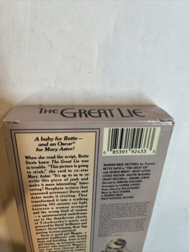 The Great Life (VHS 1990) Bette Davis • George Brent | Warner Bros