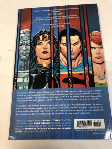 Superman/ Wonder Woman Vol.4 Dark Truth (2016) DC Comics TPB SC Peter Tomasi