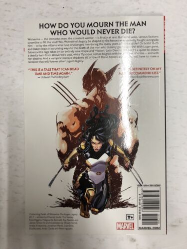 Death Of Wolverine The Logan Legacy By Charles Soule (2015) TPB Marvel Comics