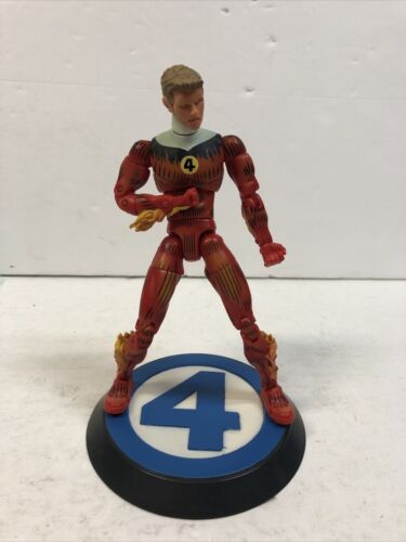 Marvel Legends Fantastic Four Box Human Torch Action Figure 2004 Mint