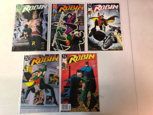 Robin Lot (1990) 1st #1-5, II #1-4, III #1-6 (VF/NM) Complete Run Sets DC