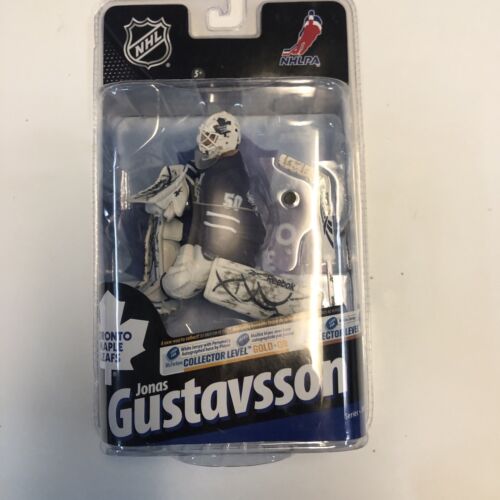 Jonas Gustavsson (2010) • McFarlane Sports pick • Gold • Golaie • NHL • NHLPA •