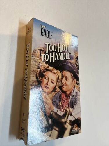 Too Hot to Handle (VHS, 1990) Clarke Gable • Myrna Loy | MGM/UA