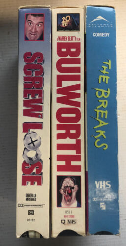 The Breaks,Bulworth,Screwloose Bundle VHS