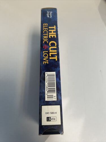 The Cult VHS Electric Love | Polygram | She Sells Sanctuary Rain Revolution 30mi