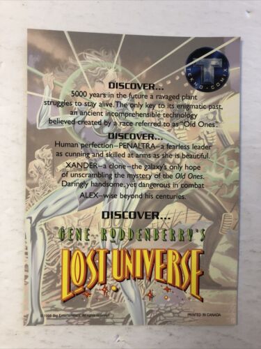 Gene Roddenberry’s Lost Universe Oversized Promo Card (1995) Tekno Comix