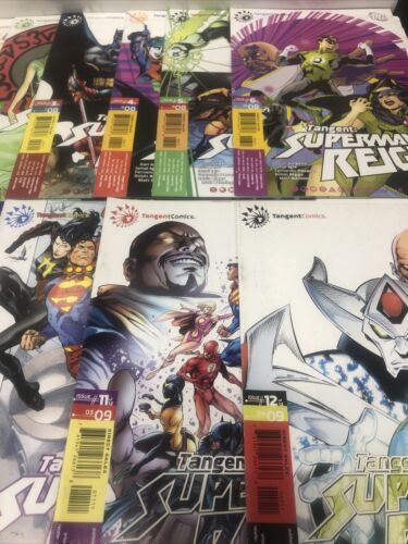 Tangent Superman’s Reign (2008) Set # 1-12 Missing Issue # 9 DC Comics •Jurgens