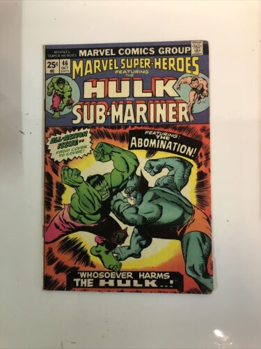 Hulk And The Sub-Mariner (1972) Consequential Set