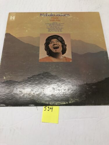 Mahalia Jackson Abide In Me Vinyl LP Album