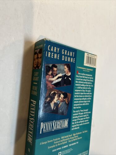 Penny Serenade (VHS, 1992) Gary Grant • Irene Dunne • Ann Doran •Edgar Buchannan