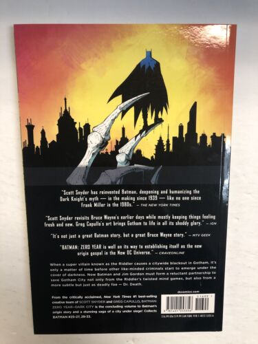 Batman Vol.5: Zero Year- Dark City | TPB Softcover (2015)(NM) Scott Snyder