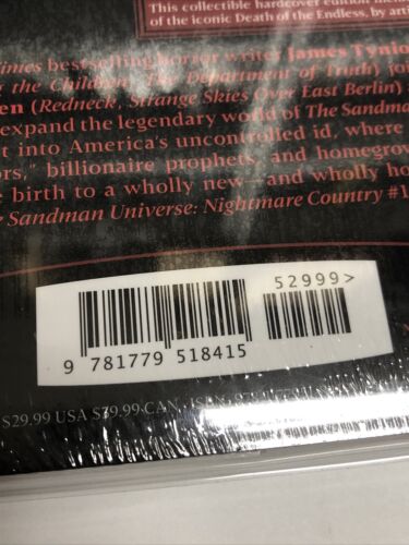 The Sandman Universe Nightmare Country  (2023) DC Comics HC James Tynion