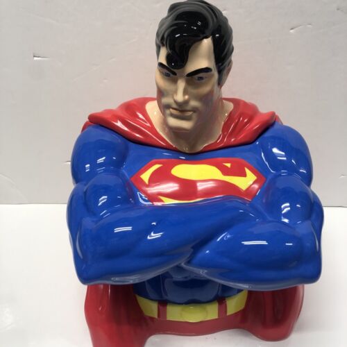 Superman Ceramic Cookie Jar • Limited Edition • Dc Comics • Warner Bros