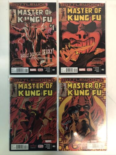 Secret Wars Battleworld Master Of Kung Fu (2015) Complete Set