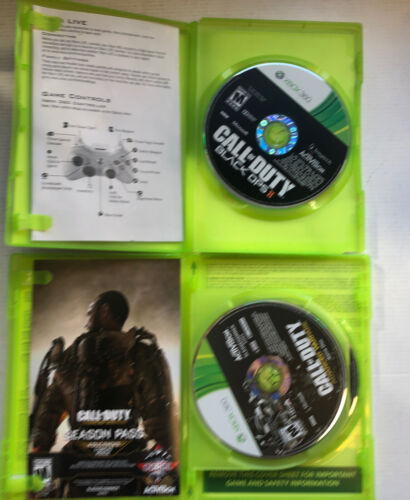 Call of Duty modern warfare 1 & 3,Advanced Warfare,Black ops 1-2 Xbox 360 Bundle