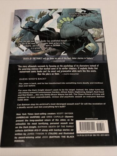 Batman Vol.3 Death Of The Family  (2014) DC Comics TPB SC Scott Snyder