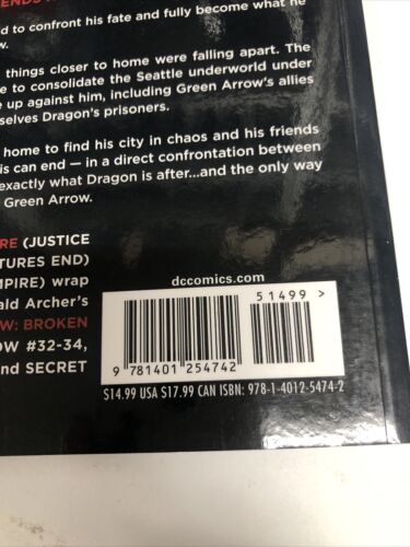 Green Arrow Vol.6 Broken (2015) Dc Comics TPB SC Jeff Lemire