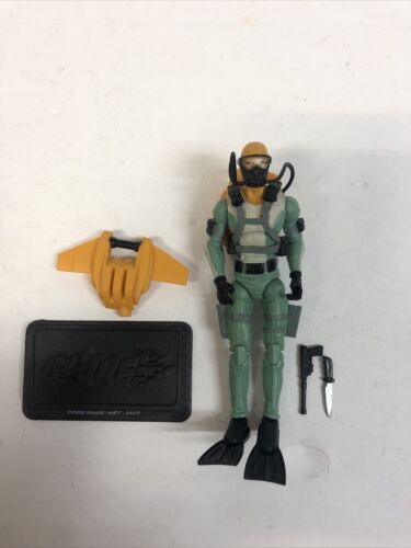 GI Joe Wet-Suit Assault on Cobra Island Action Figure Complete v10 2009 Mint