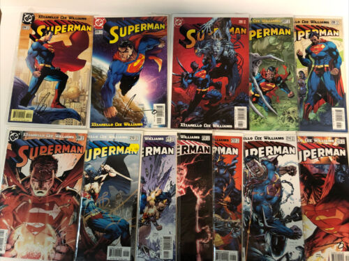 Superman (2004) # 204-215 (VF/NM) Complete Set • Signed Azzarello # 204 205 215