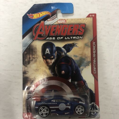 Hot Wheels AVENGERS Age of Ultron Captain America PowerRage 2/8 Series MCU 2014