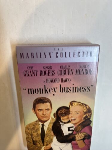 Monkey Business (VHS, 1992) Gary Grant • Ginger Rogers • Marilyn Monroe