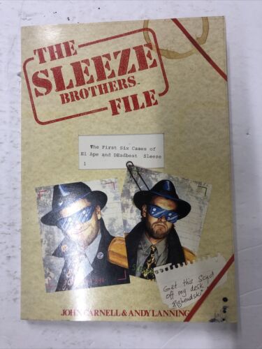 The Sleeze Brothers File By John Carnell (1990) TPB Marvel Comics