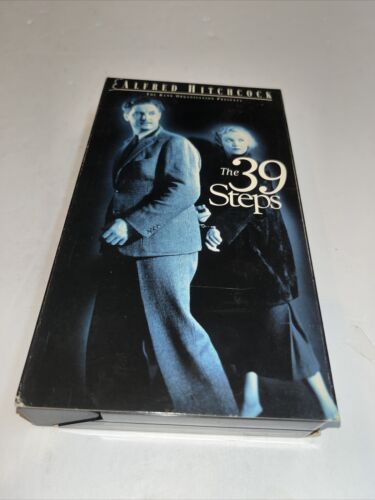 The 39 Steps (VHS 1995) Alfred Hitchcock • Robert Donat • Madelene Carroll