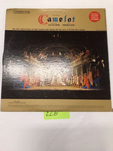 Camelot Original Broadway Cast Recording  Vinyl LP Album