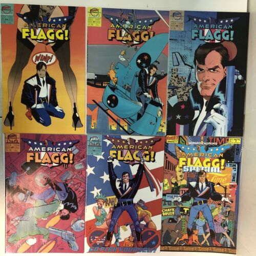 American Flagg (1983) Consequential Set # 1-50 & Special # 1 (VF/NM) First Comic