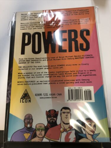 Powers Vol.6 : Sellouts (2004) Icon TPB SC Brian Bendis