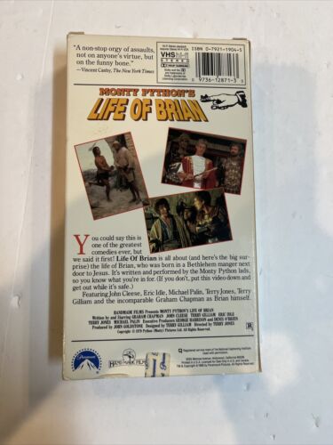 Monty Pythons Life of Brian (VHS, 1994) Graham Chapman • John Cleese | Paramount