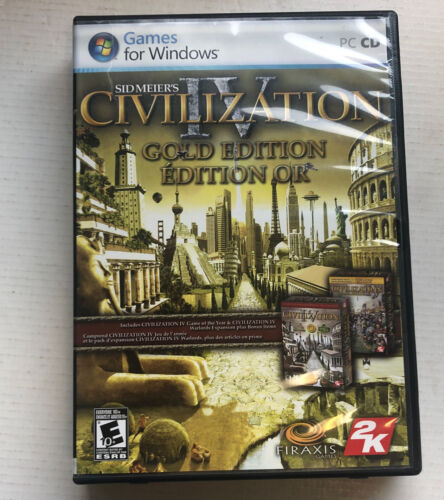 Civilization 4 Gold edition p.c. Games For Windows(2005-2007)