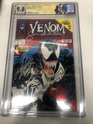 Venom : Lethal Protector (1993) # 1 (CGC SS 9.8) Signed & Sketch Sam De La Rosa