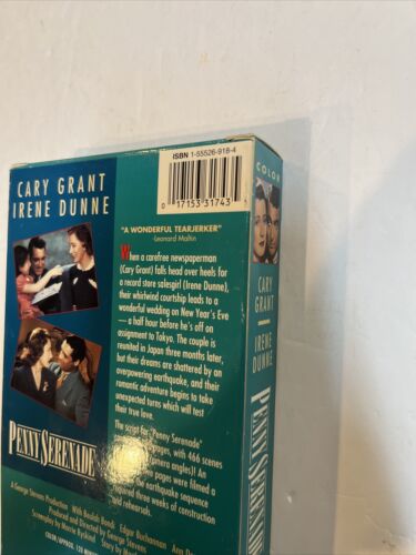 Penny Serenade (VHS, 1992) Gary Grant • Irene Dunne • Ann Doran •Edgar Buchannan