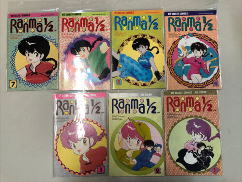 Ranma 1/2 Lot (1995) Part One to Twelve (VF+/NM) Near Complete Sets Run Viz