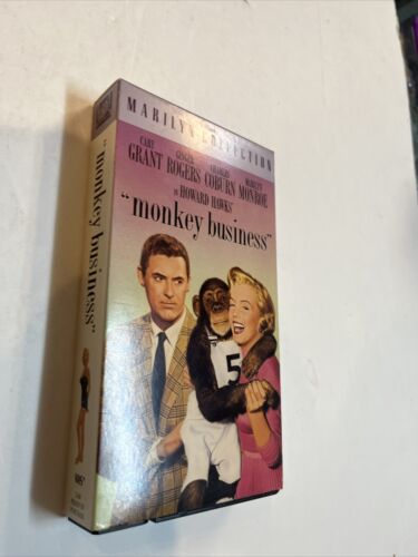 Monkey Business (VHS, 1992) Gary Grant • Ginger Rogers • Marilyn Monroe