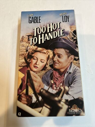 Too Hot to Handle (VHS, 1990) Clarke Gable • Myrna Loy | MGM/UA